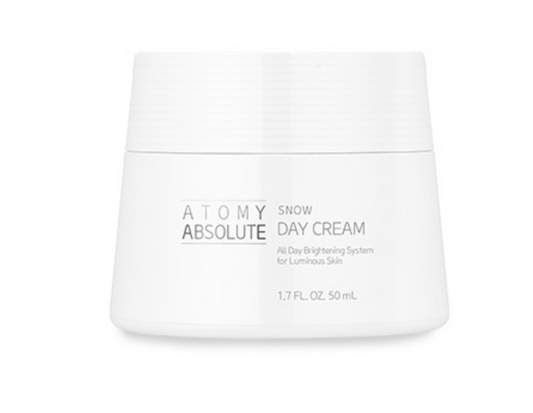 Atomy Absolute Snow Day Cream All Skin Types Moisture Natural 1.7 fl.oz NEW
